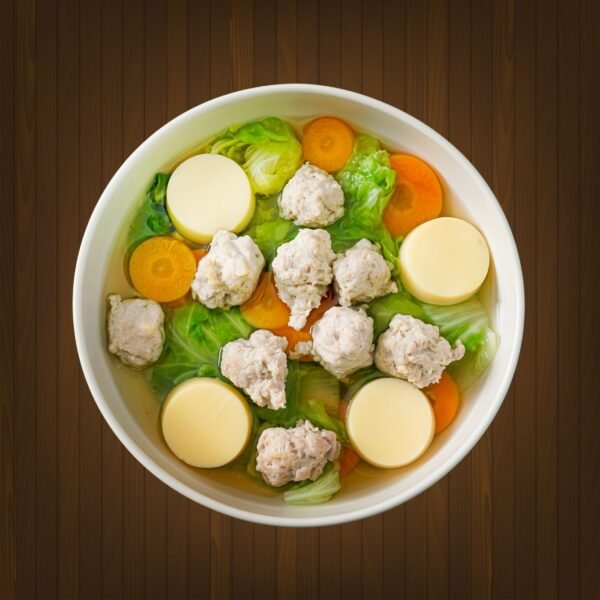 Tofu Soup with Minced Chicken